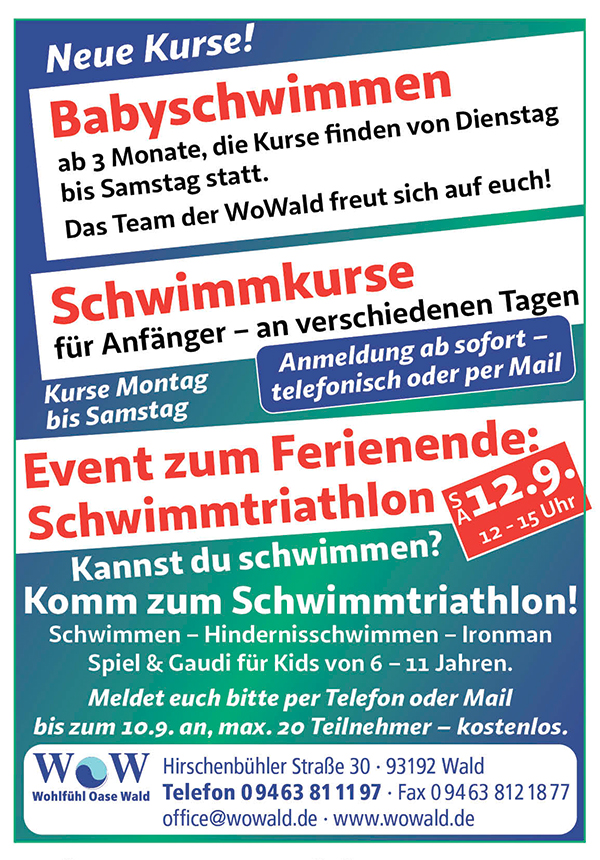 Anzeige Regental-Anzeiger